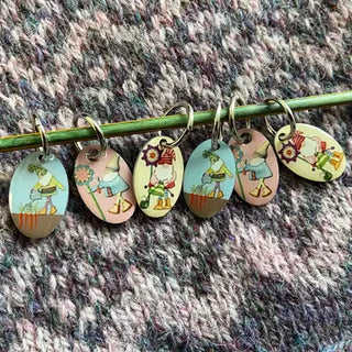 Knitting Stitch Markers (Set of 6)