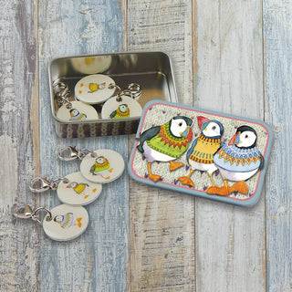 Stitch Markers In A Pocket Tin