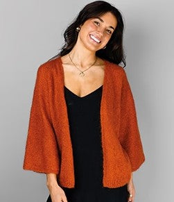 Throw Over Cardigan Pattern 1412