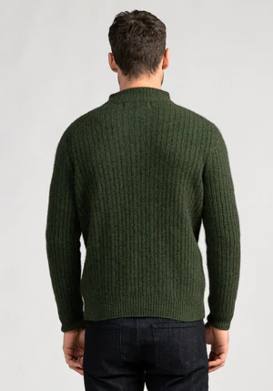 Cable Half Zip Sweater