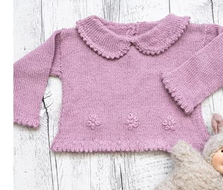 Daisy Baby Sweater Pattern 1916