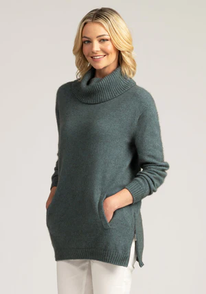 Zip Tunic Sweater