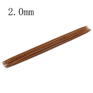 Bamboo Double Pointed Needles 13cm