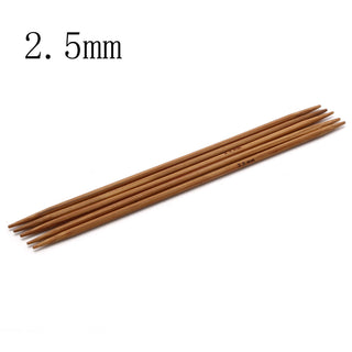Bamboo Double Pointed Needles 13cm