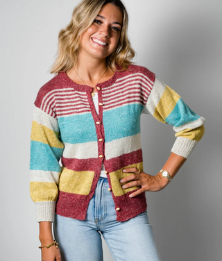 Stripe Cardigan Pattern 2014