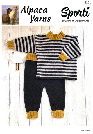Baby/Toddler Jumper and Pants Pattern 2201