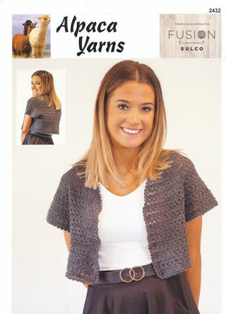 Crochet Bolero Pattern 2432