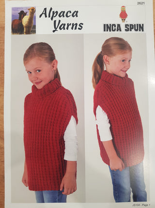 Child's Textured Tabard Pattern 2621