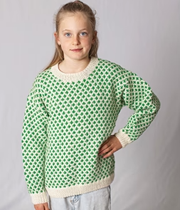 Child's Slip Stitch Sweater Pattern 2639