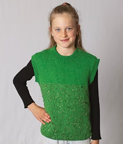 Child's Crew Neck Vest Pattern 2641