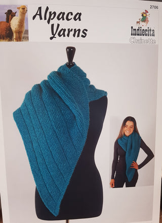Garter Ridges Shawl Pattern 2706
