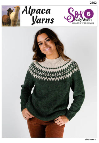Fair Isle Jumper Pattern 2802