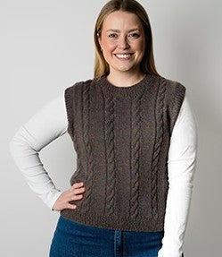 Cable Vest Pattern 2811
