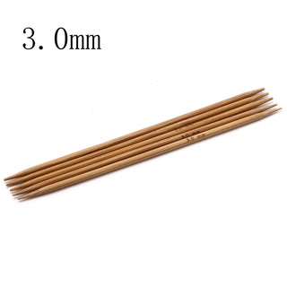 Bamboo Double Pointed Needles 13cm
