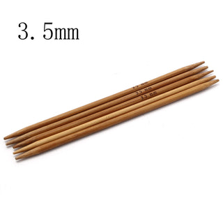 Bamboo Double Pointed Needles 13cm