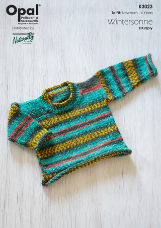 Child's Crew Neck Sweater Pattern K3023