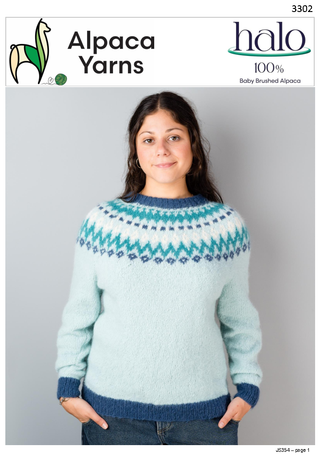 Fair Isle Sweater 3302 Halo DK Digital PDF