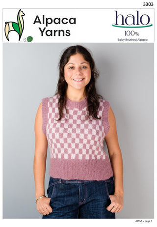 Two Tone Vest  Halo DK Digital PDF