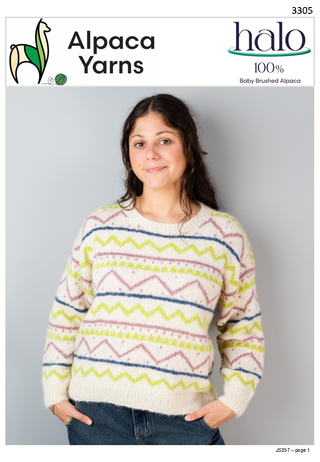 Zig Zag Sweater 3305 Halo DK Digital PDF