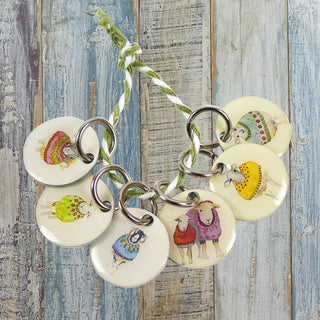 Knitting Stitch Markers (Set of 6)