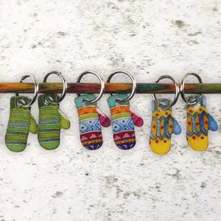 Knitting Stitch Markers (Set of 6)