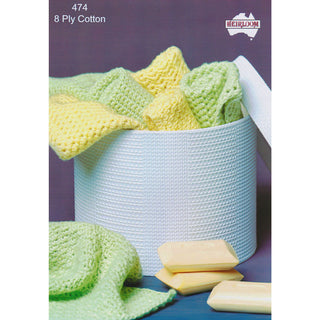 Crochet Wash Cloth Pattern 474