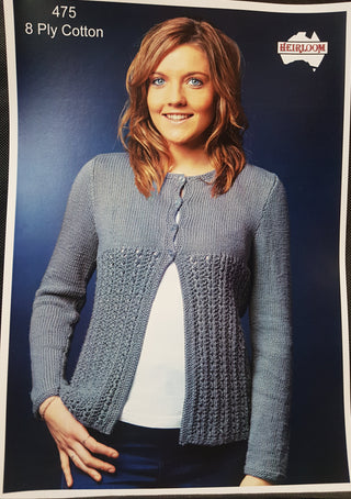 Cardigan Pattern 475