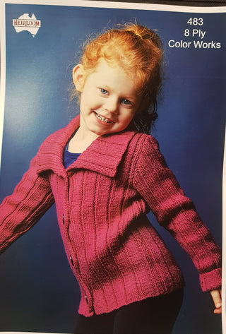 Child's Cardigan Pattern 483