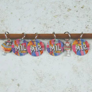 Knitting Stitch Markers (Set of 6)