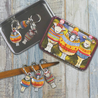 Stitch Markers In A Pocket Tin