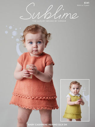 Baby Dress and Pinafore Pattern 6141