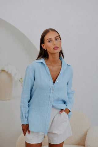 Long Sleeve Linen Shirt