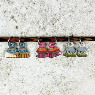 Knitting Stitch Markers (Set of 6)