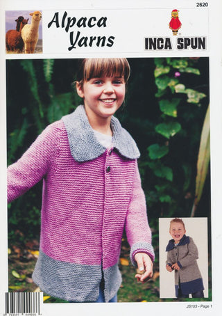Child's Two Tone Jacket Pattern 2602