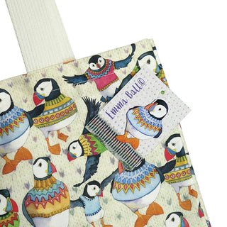 Cotton Canvas Knitting & Project Tote Bag