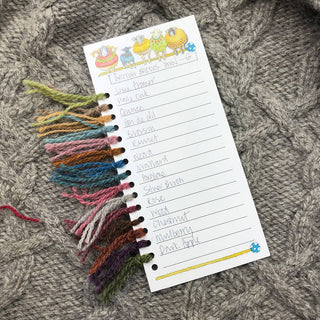 Knitting Colour Chart Cards