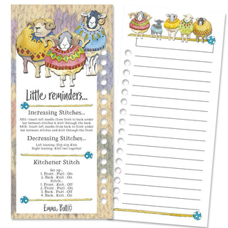 Knitting Colour Chart Cards