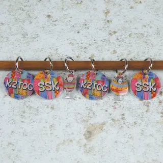 Knitting Stitch Markers (Set of 6)