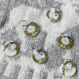 Knitting Stitch Markers (Set of 6)