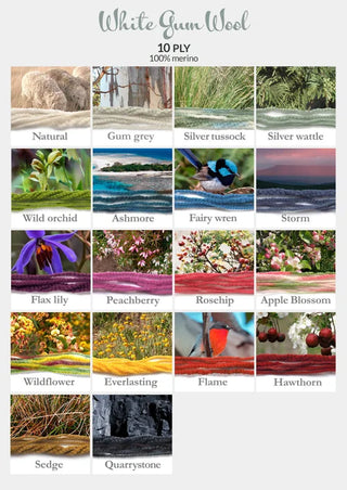 White Gum Wool 10 Ply