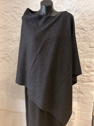 Flo Stone Cashmere/Wool Poncho