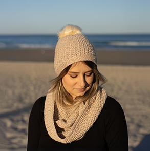 Crochet Hat and Cowl Pattern 2720