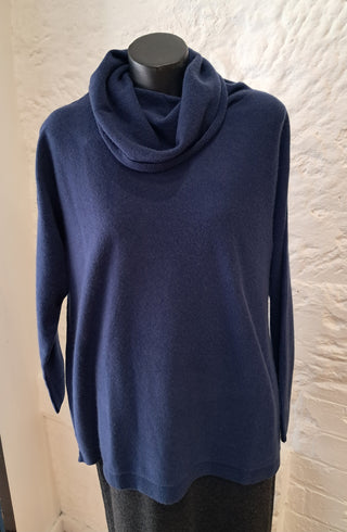 Cashmere/Wool Drop Neck Jumper