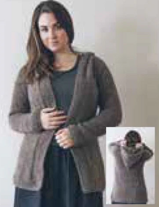Alpaca Hooded Jacket Pattern 1134