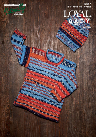 Baby Sweater and Hat Pattern K457