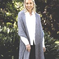 Loose Knit Wrap Pattern LF2001