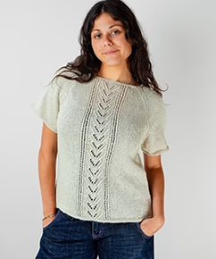 Lace Insert Top Pattern 2028