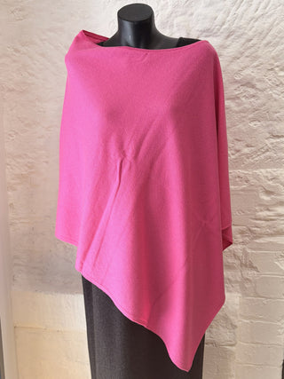 Flo Stone Cashmere/Wool Poncho
