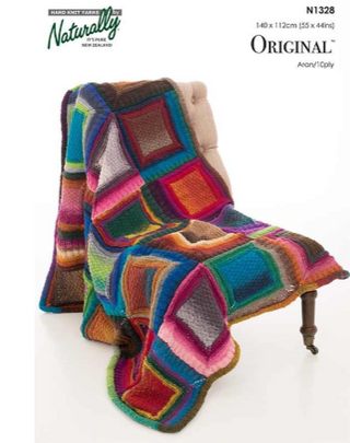 Afghan Throw Pattern N1328