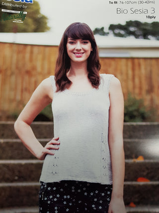 Eyelet Detail Tank Pattern N1455
